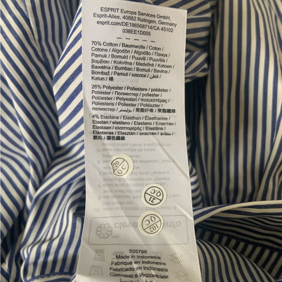 Esprit blue/white striped skirt - Picture 5 of 6